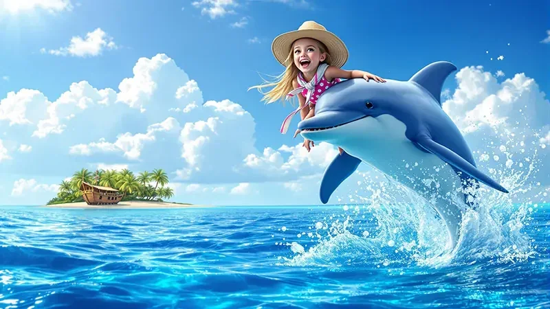 Target ikan dan efek bawah laut pada layar arcade